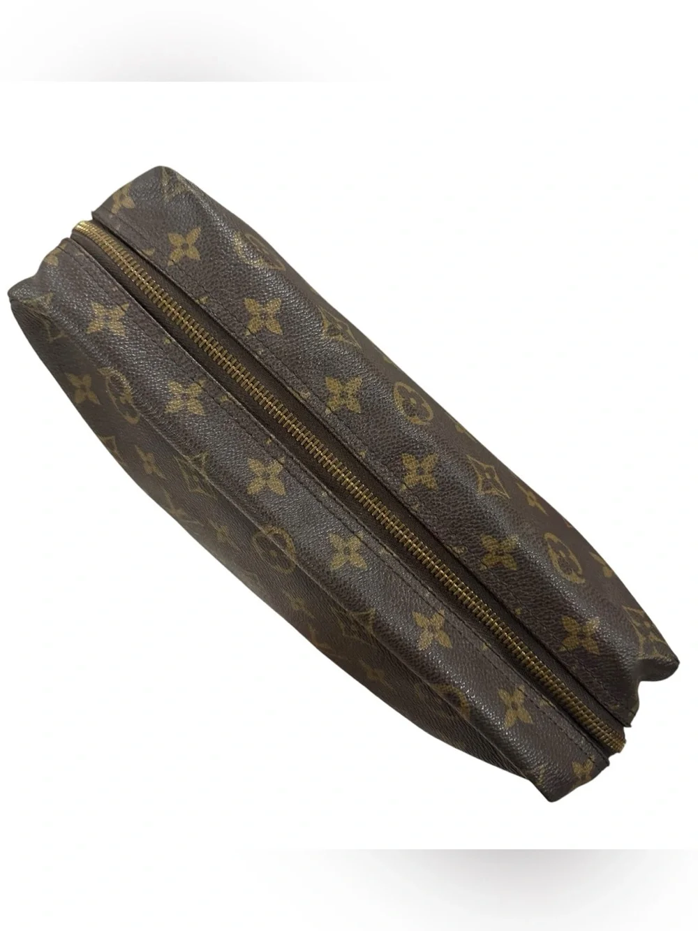 Louis Vuitton Monogram Leather Vintage Toiletry 28 Trousse Clutch Cosmetic Bag